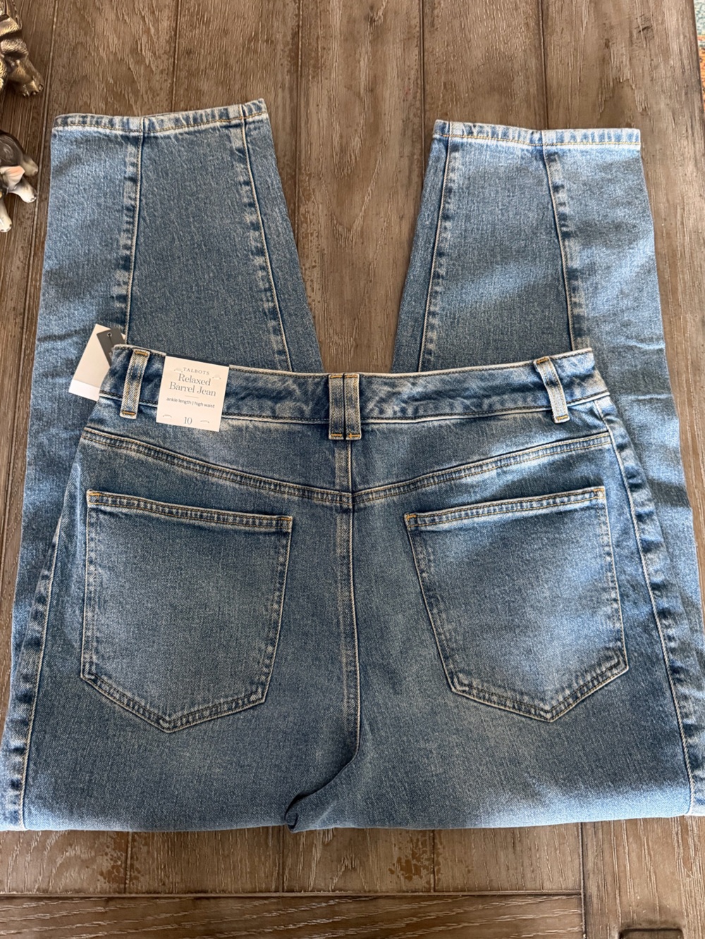 Talbots Relaxed Barrel Jeans - Picture 6 of 12